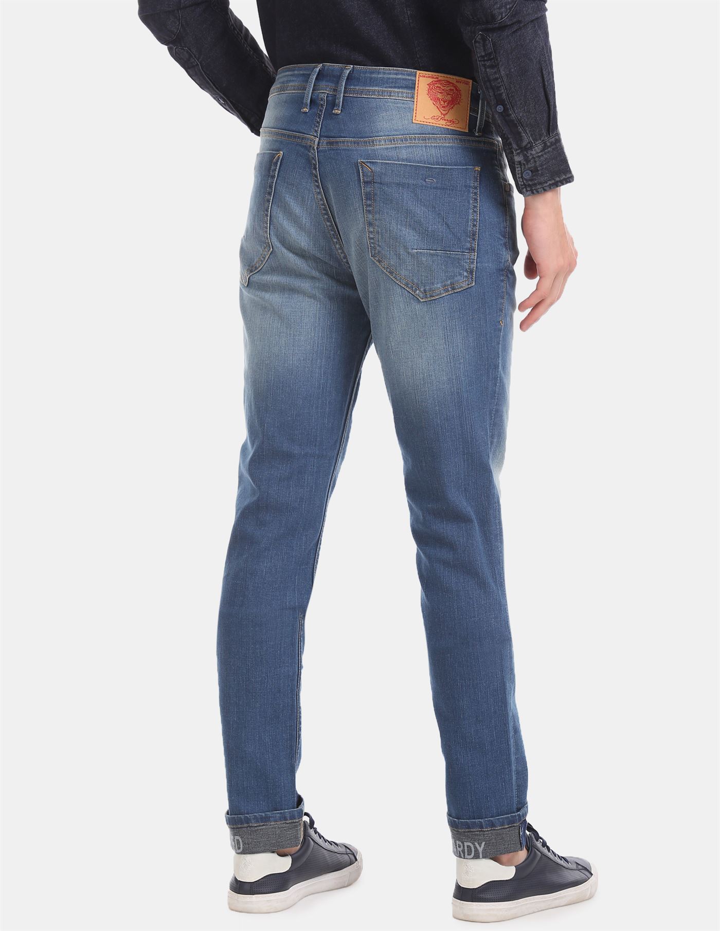 Ed Hardy Men Casual Wear Blue Jeans